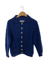 【中古】INVERALLAN◆カーディガン(厚手)/--/ウール/NVY/無地【メンズウェア】