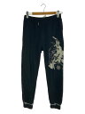【中古】GIVENCHY◆ボトム/S/コットン/BLK/無地/bm50ws3y6u/Barbed Jogger Sweatpants/16a【メンズウェア】