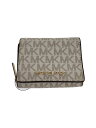 【中古】MICHAEL KORS◆3つ折り財布/PVC/CRM/総柄/レディース/PM-2012【服飾雑貨他】