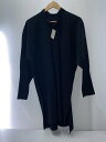 【中古】HOMME PLISSE ISSEY MIYAKE◆長袖シャツ/3/ポリエステル/BLK/無地/hp41jj112【メンズウェア】