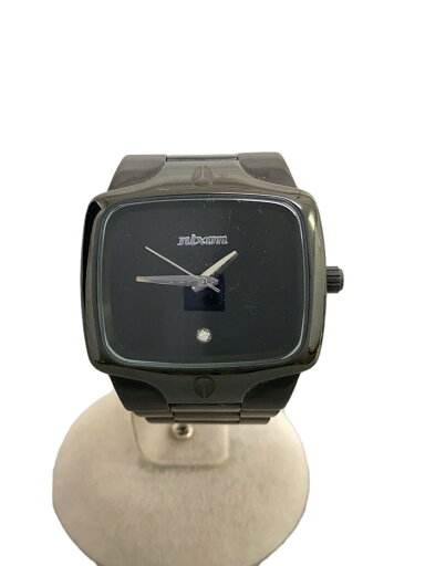 【中古】NIXON◆クォーツ腕時計/アナログ/ステンレス/BLK/BLK【服飾雑貨他】 【中古】NIXON◆クォーツ腕時計/アナログ/ステンレス/BLK/BLK【服飾雑貨他】
