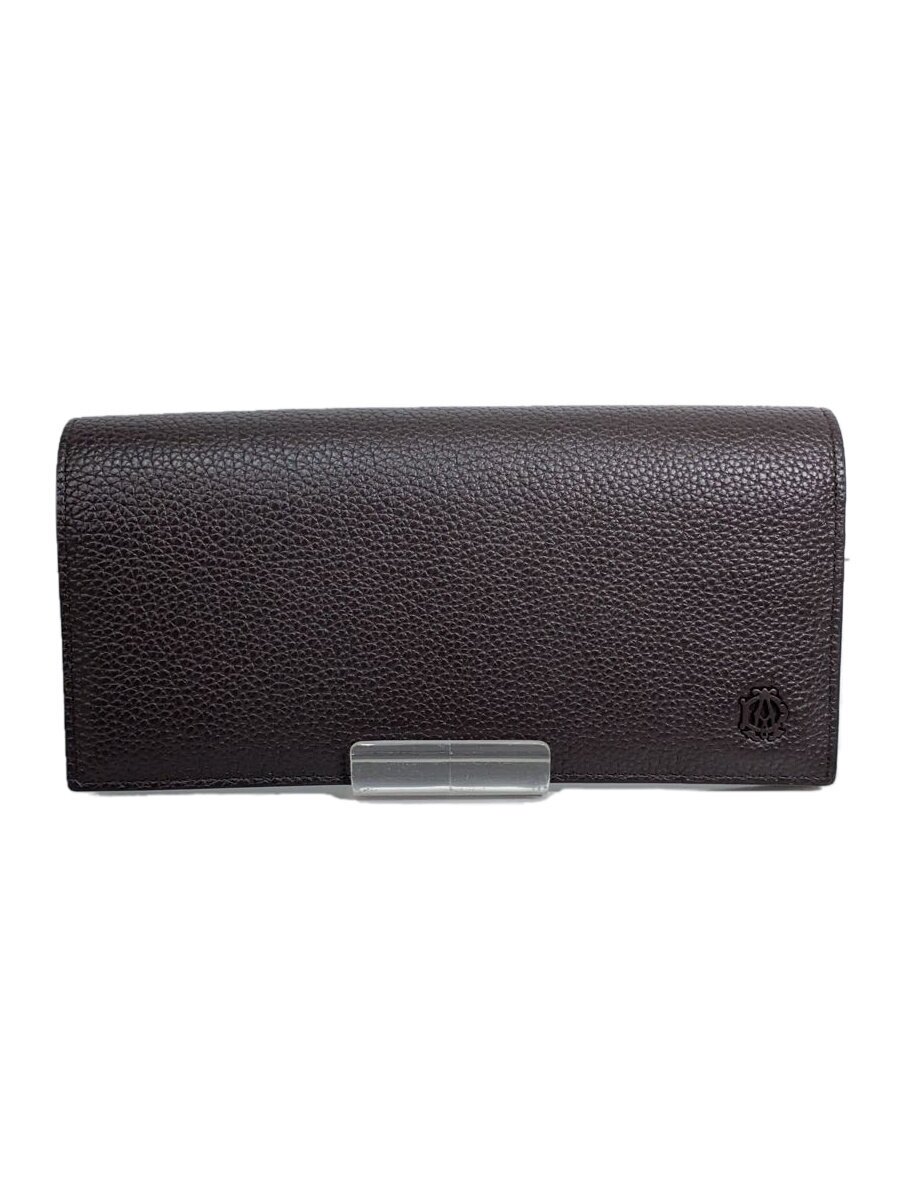【中古】dunhill◆長財布/--/BRW/無地/�