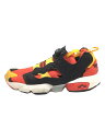 Reebok◆INSTA PUMP FURY OG/ローカットスニーカー/27.5cm/レッド/M40932//