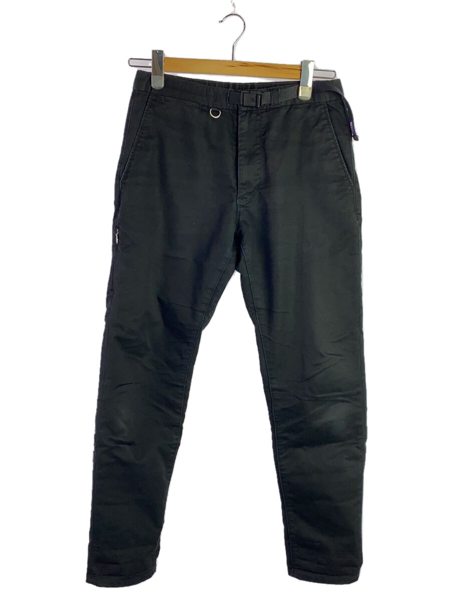 【中古】THE NORTH FACE PURPLE LABEL◆STRETCH TWILL TAPERED PANTS_ストレッチツイルテーパードパンツ/30/コットン/BLK【メンズウェア】