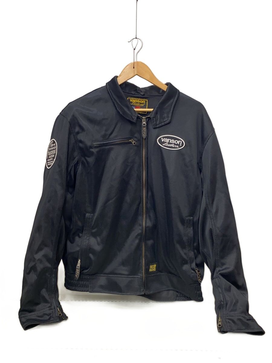 【中古】VANSON◆バイカーウェア/メッシュジャケット/XXL/BLK/VS222S-BW【スポーツ】