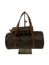 【中古】LOUIS VUITTON◆2)パピヨン30_ダミエ・エベヌ_BRW/PVC/BRW/総柄【バッグ】