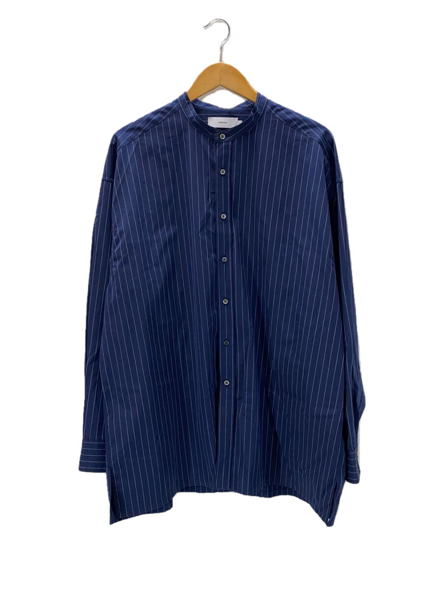 【中古】Graphpaper◆23SS/長袖シャツ/FREE/コットン/NVY/ストライプ/GM231-50242B//【メンズウェア】