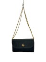 【中古】Christian Dior◆ショルダーバッグ/キャンバス/BLK/総柄【バッグ】