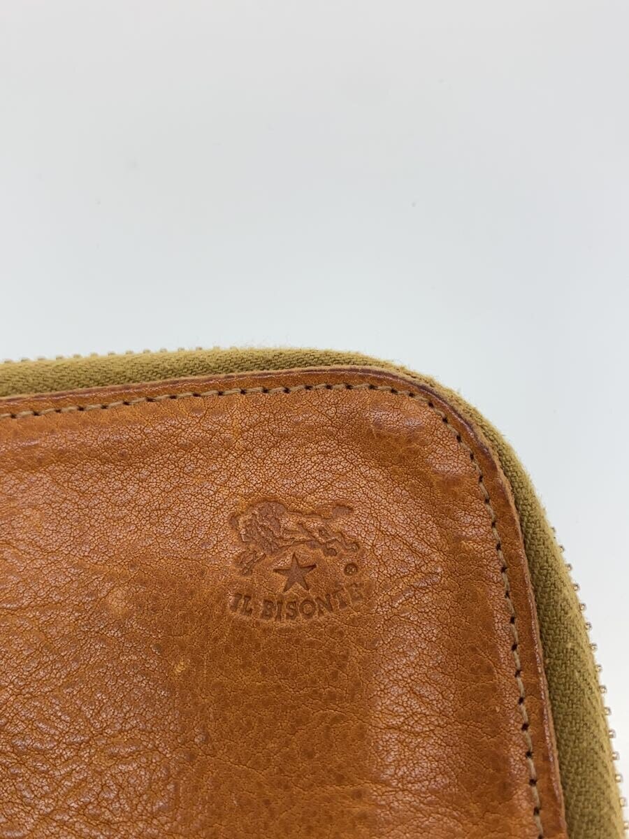 【中古】IL BISONTE◆コインケース/レザー/CML/メンズ【服飾雑貨他】
