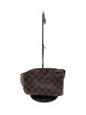 【中古】LOUIS VUITTON◆ジェロニモス_ダミエ・エベヌ_BRW/PVC/BRW【バッグ】