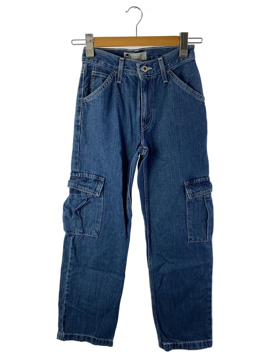 【中古】Levi’s SilverTab◆ボトム/23/コットン/IDG/PC9-A4708-0001/BAGGY CARGO【レディースウェア】