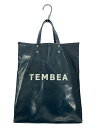 【中古】TEMBEA◆トートバッグ/PVC/NVY【バッグ】