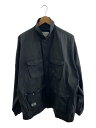 【中古】Lafayette(LFYT)◆MULTI POCKET MILITARY JACKET/XXL/コットン/BLK/LA221005【メンズウェア】(4)