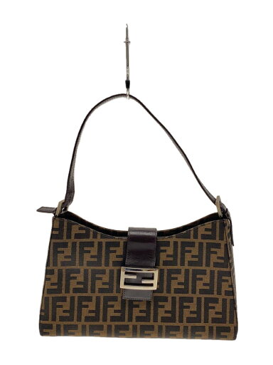 【中古】FENDI◆マンマバケット/ズッカ柄/ショルダーバッグ/キャンバス/BRW/総柄【バッグ】 【中古】FENDI◆マンマバケット/ズッカ柄/ショルダーバッグ/キャンバス/BRW/総柄【バッグ】