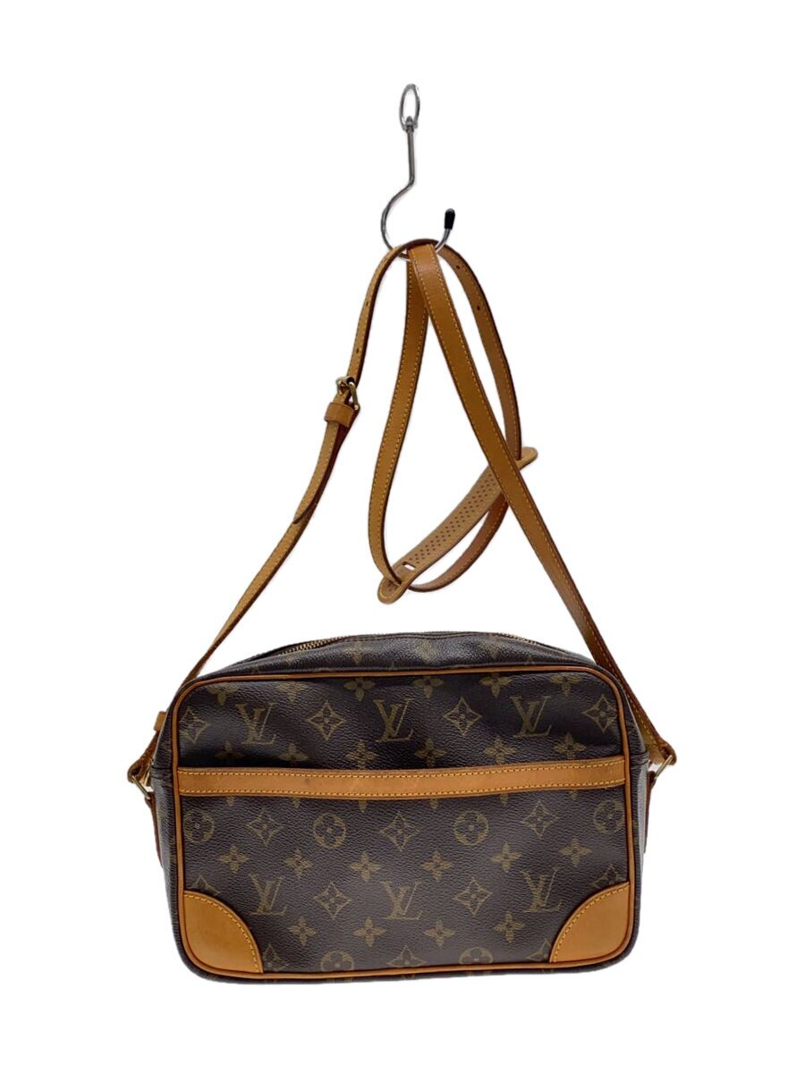 LOUIS VUITTON - 【中古】LOUIS VUITTON◆トロカデロ27_モノグラム・キャンバス_BRW/PVC/BRW【バッグ】