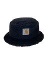 【中古】Carhartt◆ハット/--/ポリエステル/BLK/無地/メンズ/I032488.89.XX.04【服飾雑貨他】