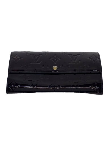 【中古】LOUIS VUITTON◆ポルト・フォイユ・サラ_モノグラム・ヴェルニ_BRD/エナメル/BRD/レディース【服飾雑貨他】 【中古】LOUIS VUITTON◆ポルト・フォイユ・サラ_モノグラム・ヴェルニ_BRD/エナメル/BRD/レディース【服飾雑貨他】
