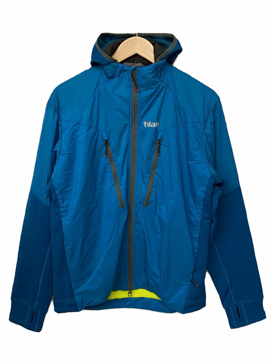 【中古】tilak◆Spike Jacket/内側フリース/ダウンジャケット/M/ナイロン/BLU/【メンズウェア】