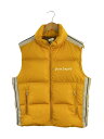 【中古】MONCLER◆ダウンベスト/0/ナイロン/イエロー/H209L100015【メンズウェア】