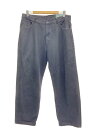 【中古】DAMAGE LTD/BLUE LABEL TAB JEANS/L/コットン/BLK【メンズウェア】
