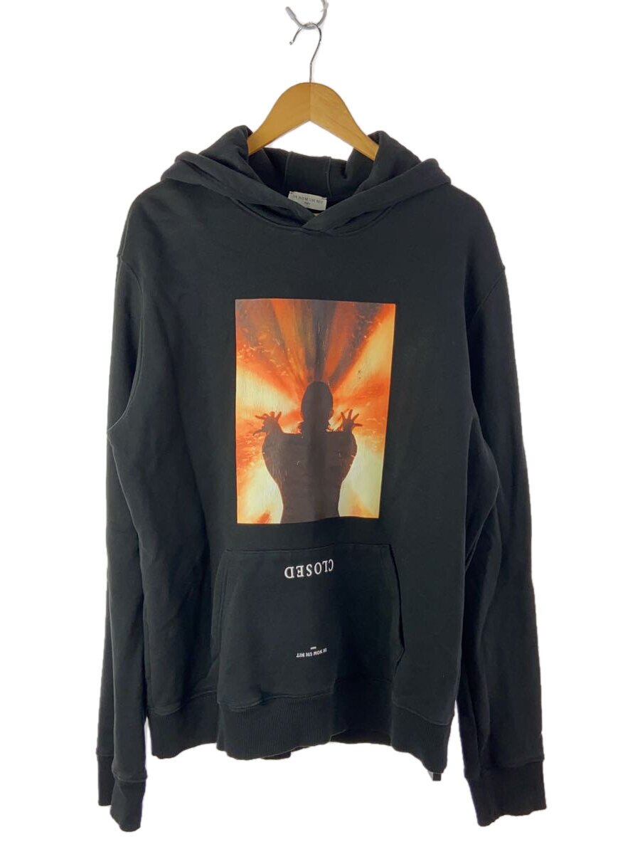 【中古】ih nom uh nit/パーカー/XL/コットン/ブラック/プリント//【メンズウェア】