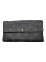 【中古】LOUIS VUITTON◆3)ポシェット・ポルト・モネ・クレディ_モノグラム・キャンバス_BRW/PVC/BRW/メンズ【服飾雑貨他】(4)