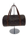 【中古】LOUIS VUITTON◆2)パピヨン26_モノグラム・キャンバス_BRW/PVC/BRW/総柄【バッグ】