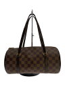 【中古】LOUIS VUITTON◆1)パピヨン30_ダミエ・エベヌ_BRW/PVC/BRW【バッグ】