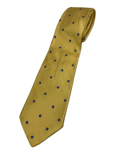 【中古】BROOKS BROTHERS◆ネクタイ/シルク/YLW/総柄/メンズ【服飾雑貨他】 【中古】BROOKS BROTHERS◆ネクタイ/シルク/YLW/総柄/メンズ【服飾雑貨他】