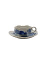 【中古】Meissen◆ブルーオーキッド/カップ&ソーサー/WHT【キッチン用品】