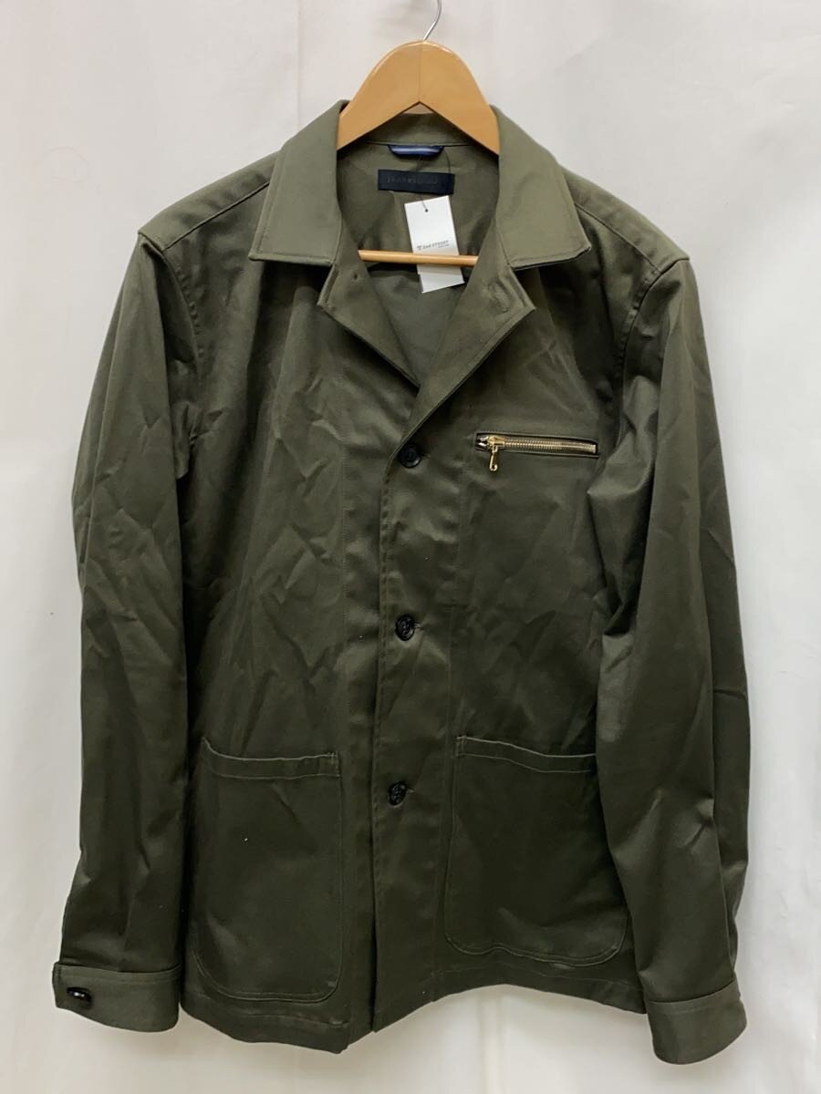 JUN HASHIMOTO◆ZIP SHT JKT/ジャケット/3/コットン/KHK/1062110003//