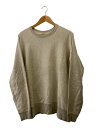【中古】A.PRESSE◆Vintage Washed Sweat shirt/スウェット/3/コットン/CRM【メンズウェア】