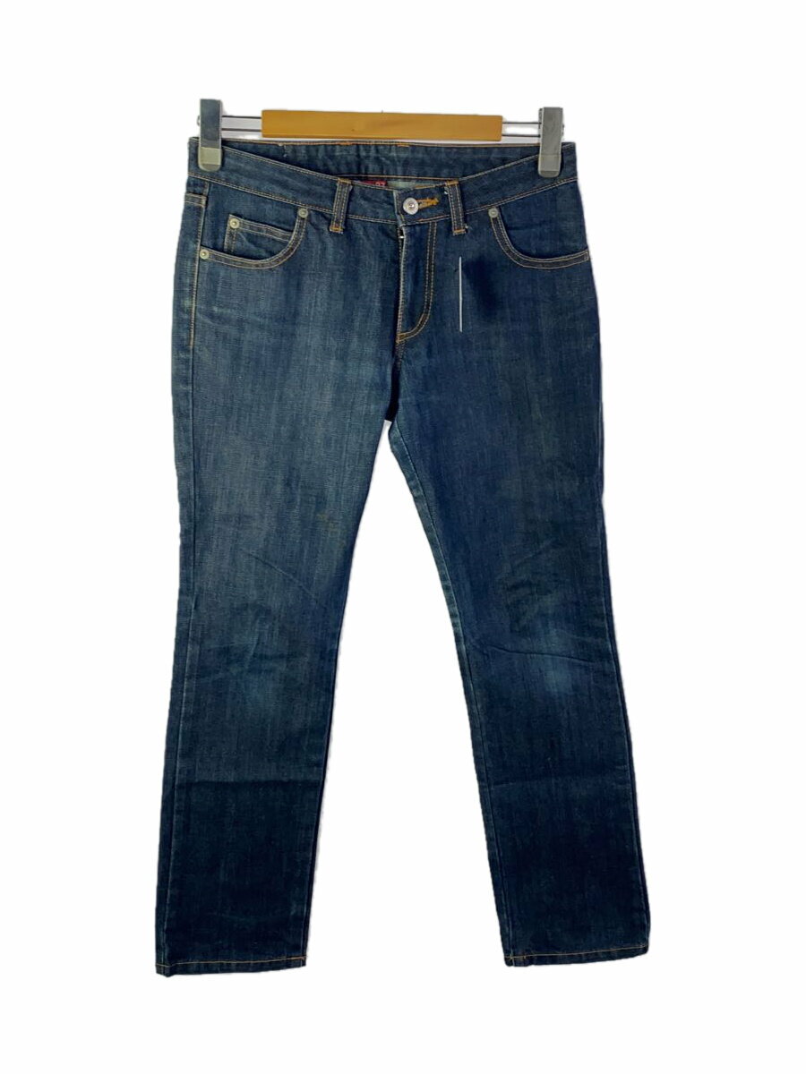 【中古】STUSSY◆ボトム/27/コットン/NVY/無地【メンズウェア】