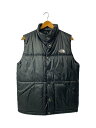 【中古】THE NORTH FACE◆CAMP INSULATION VEST_キャンプインサレーションベスト/L/ポリエステル/BLK【メンズウェア】