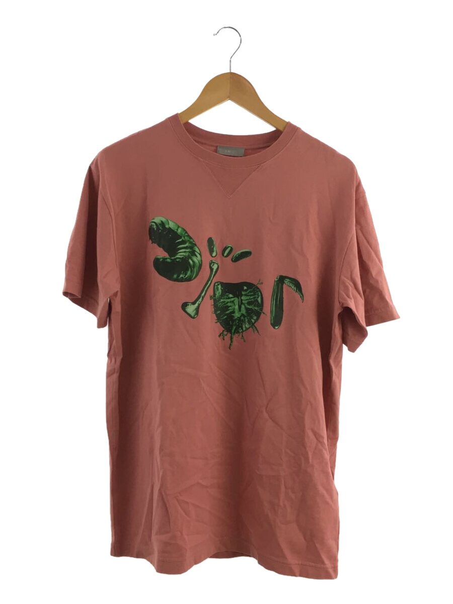 【中古】Christian Dior × TRAVIS SCOTT◆Tシャツ/XS/コットン/PNK/213J685C0677【メンズウェア】