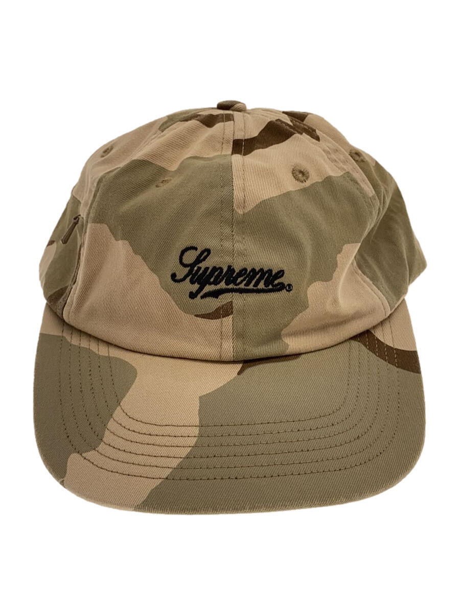 【中古】Supreme◆キャップ/--/メンズ/Side Pocket Script Logo 6-Panel Cap【服飾雑貨他】