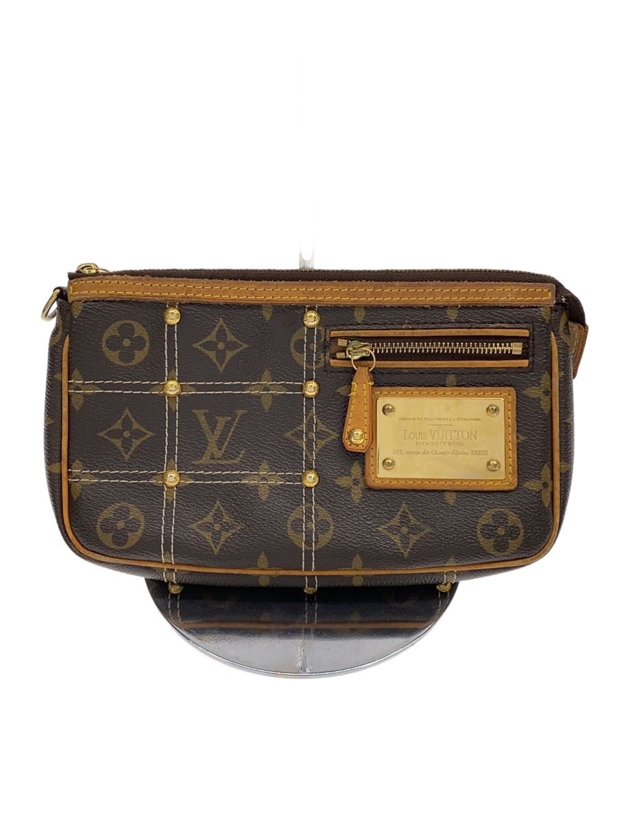 【ブランド】LOUIS VUITTON 【ブランドカナ】ルイヴィトン 【型番】M40141 【程度】B 【サイズ】 【メインカラー】ブラウン 【素材・生地】PVC（ビニール） 【キーワード】　　 2026/01/15 セカンドストリート大分森町店【3734】【中古】LOUIS VUITTON◆ポシェット・アクソセワール_モノグラム・リヴェット/PVC/BRW【バッグ】 ブランド LOUIS VUITTON 型番 M40141 カラー ブラウン 柄 素材・生地 PVC（ビニール）>色・素材について サイズ >サイズ表示について 実寸（cm） 【バッグ】 マチ：3.5 / 高さ：14 / 幅：22 / 持ち手：/ 【その他】 その他サイズ：/ 商品は　セカンドストリート大分森町店の店頭にて販売しております。商品に関するお問合わせは、お電話(TEL:097-522-7373)にて、問合わせ番号：2337344183204をお伝えください。 配送方法やお支払い方法に関するお問い合わせは、サポートセンターまでご連絡をお願いします。 ※お電話の対応は営業時間内のみとなります。お問い合わせフォームでお問い合わせの際はご注文番号をご記入下さい