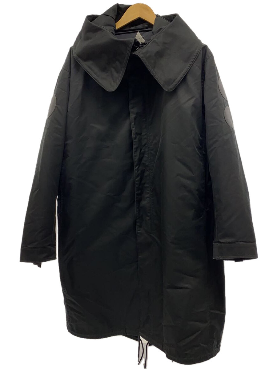 【中古】LAD MUSICIAN◆17AW/ボリュームネックモッズコート/44/コットン/BLK/2217-352【メンズウェア】