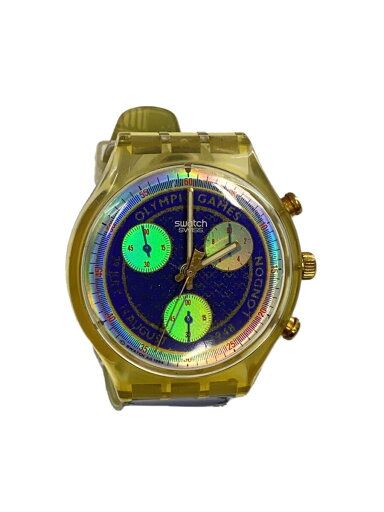 【中古】SWATCH◆ロンドンオリンピック/クォーツ腕時計/アナログ/ラバー/BLU/BLU【服飾雑貨他】 【中古】SWATCH◆ロンドンオリンピック/クォーツ腕時計/アナログ/ラバー/BLU/BLU【服飾雑貨他】
