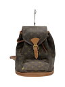【中古】LOUIS VUITTON◆モンスリMM_モノグラム・キャンバス_BRW/PVC/BRW/総柄【バッグ】