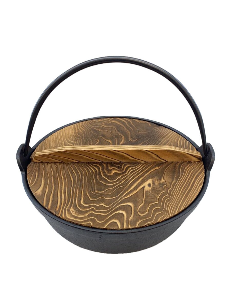 【中古】南部鉄器◆鍋/サイズ:24cm/BLK【キッチン用品】