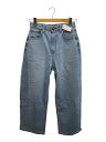 【中古】RED CARD◆24AW/montana/バギー/カーブ/ボトム/24/コットン/IDG/無地/122437【レディースウェア】