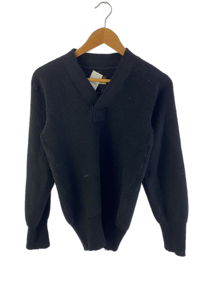【中古】Buzz Rickson’s◆ニット・セーター(厚手)/36/ウール/BLK【メンズウェア】