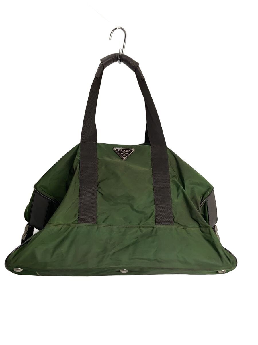 Boston Bags - 【中古】PRADA◆ボストンバッグ/ナイロン/KHK【バッグ】