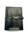 【中古】GUCCI◆手帳カバー/レザー/BLK/レディース/031・2184・1031・5【服飾雑貨他】