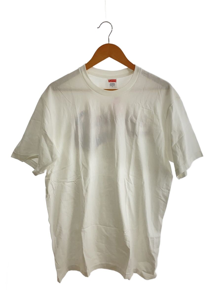 Supreme◆24SS/Backwards Tee/L/コットン/WHT/タグ付き