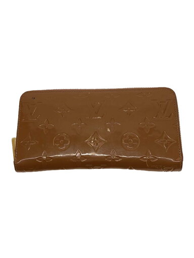 【中古】LOUIS VUITTON◆ジッピー・ウォレット_モノグラム・ヴェルニ_BEG/エナメル/BEG/レディース【服飾雑貨他】 【中古】LOUIS VUITTON◆ジッピー・ウォレット_モノグラム・ヴェルニ_BEG/エナメル/BEG/レディース【服飾雑貨他】