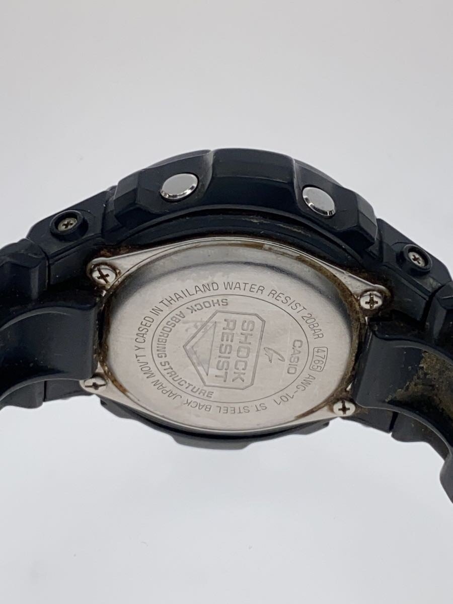2nd STREET 楽天市場店の【中古】CASIO◆ソーラー腕時計・G-SHOCK/デジアナ/ラバー/BLK/BLK/ガラス傷【服飾雑貨他】｜アングル3