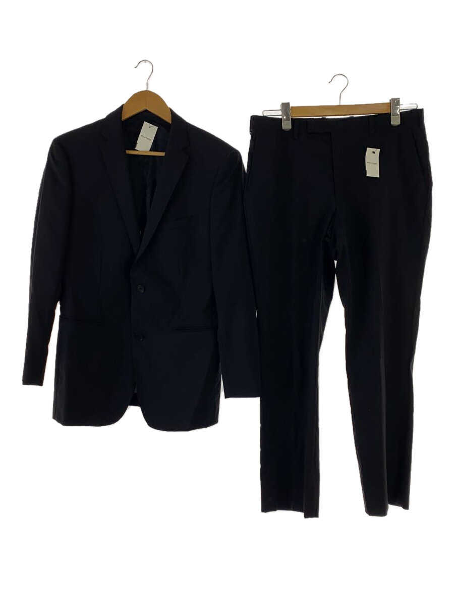 【中古】BURBERRY BLACK LABEL◆スーツ/38/ウール/BLK【メンズウェア】