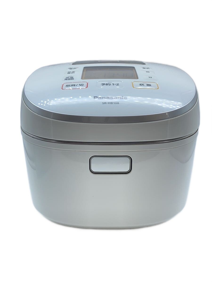 Rice Cookers - 【中古】Panasonic◆炊飯器 SR-HB108-W [ホワイト]【家電・ビジュアル・オーディオ】